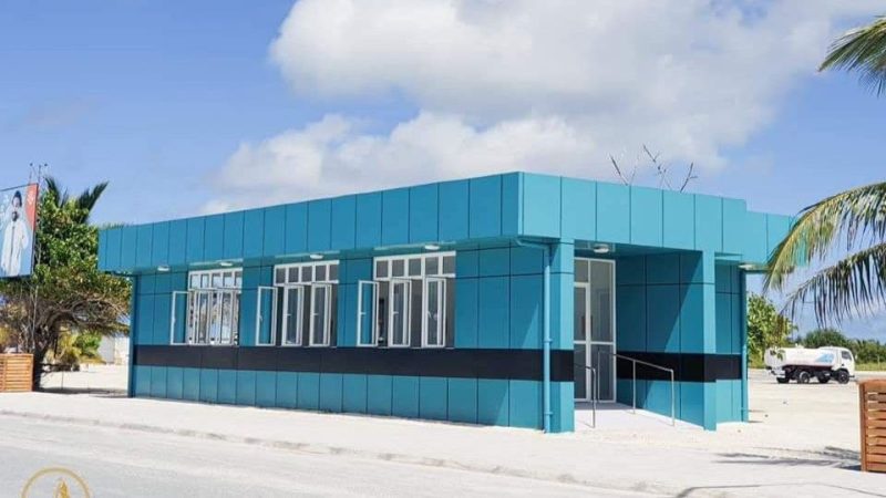 Waiting Hall near Kulhudhuffushi City Harbour officially inaugurated