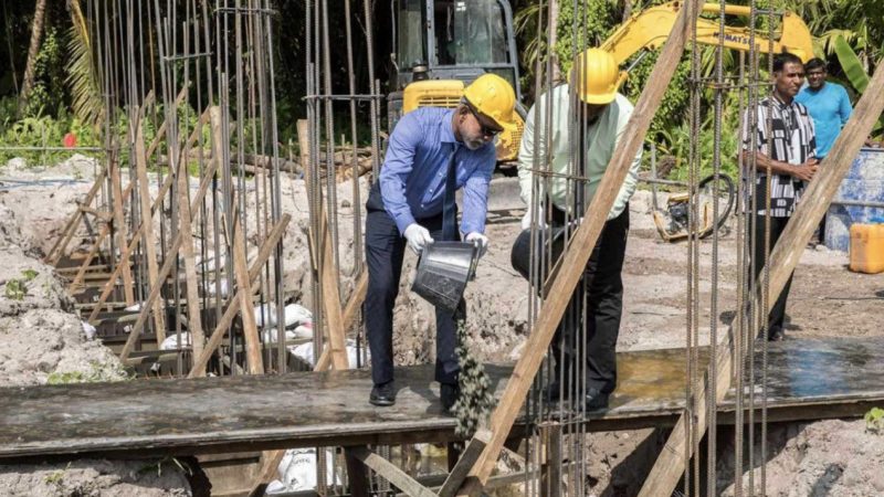 Construction of HDh. Hirimaradhoo Mosque commenced