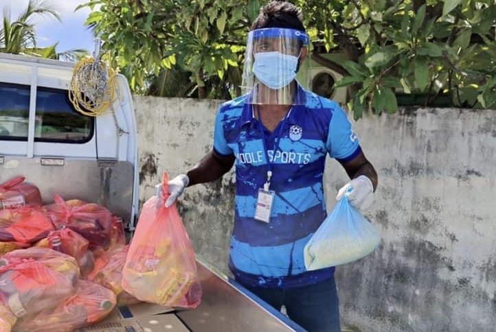 Care packages provided to 250 households under quarantine in Dhihdhoo