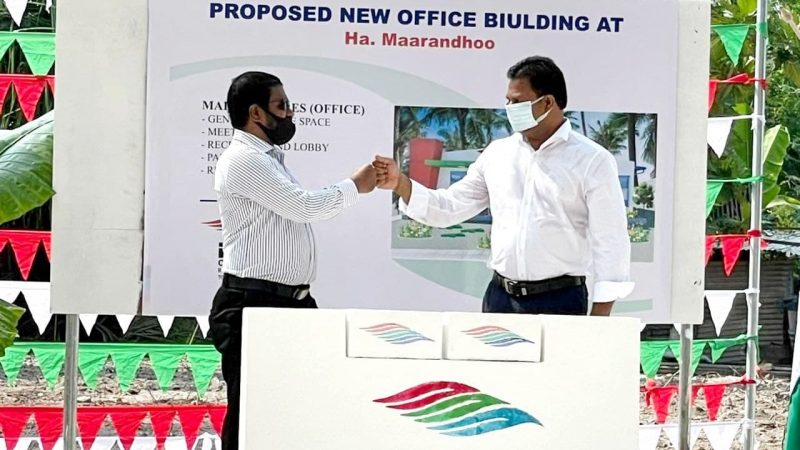 Construction of  Marandhoo and Thakandhoo's Fenaka Office building to commence