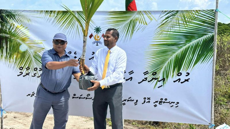 “New Generation of Coconut Trees” initiative began in HDh. Vaikaradhoo
