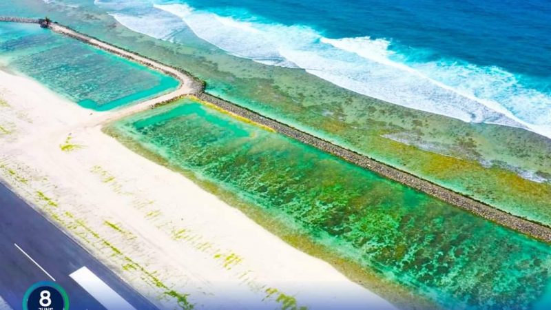 55% of Ha. Hoarafushi Airport Shore protection project completed