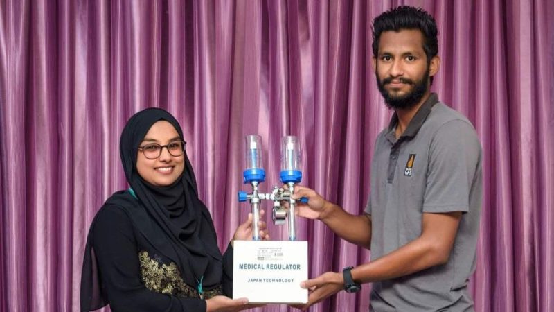 Maldives Gas donates oxygen regulator to KRH