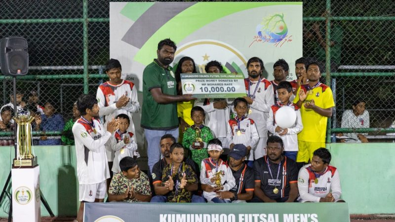 Kumundhoo Council Futsal Challenge 2022: Xeeru Sports Club champions of men’s category