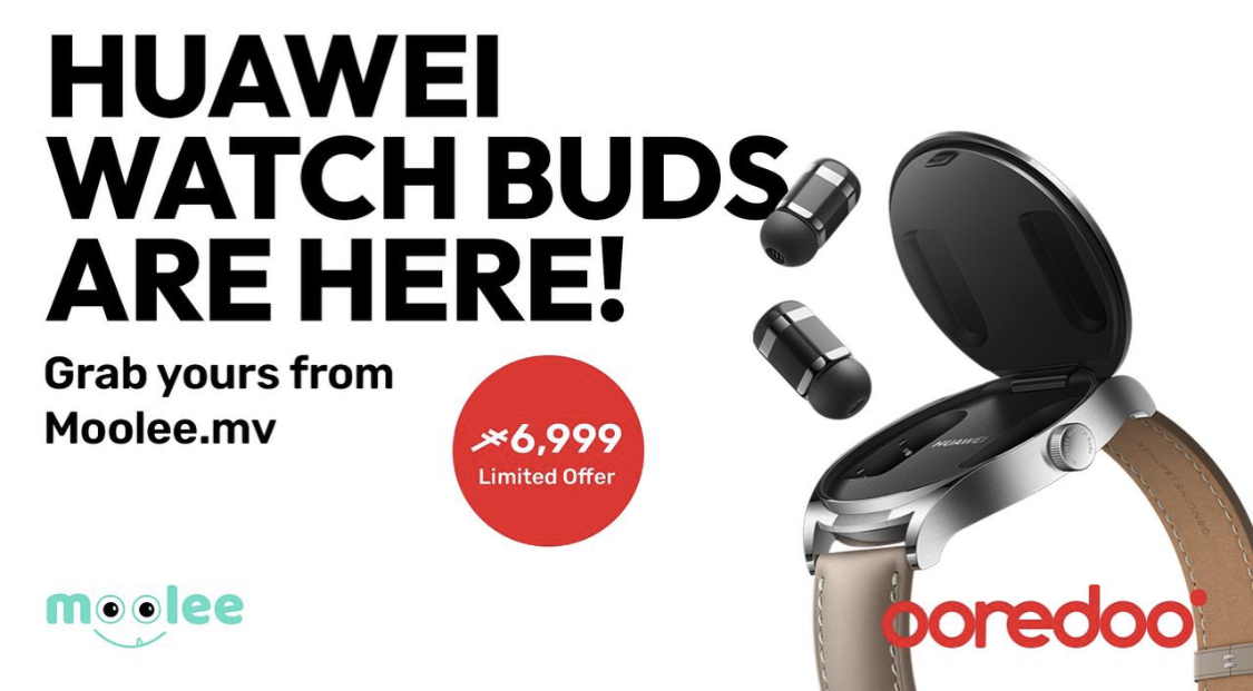 Revolutionary Huawei Watch Buds now available from Moolee