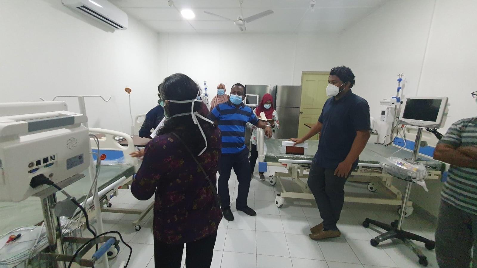 COVID-19 Management Facility Opens in HA. Ihavandhoo