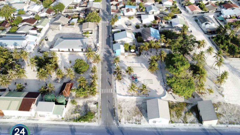 Hanimaadhoo Road Development Project completed
