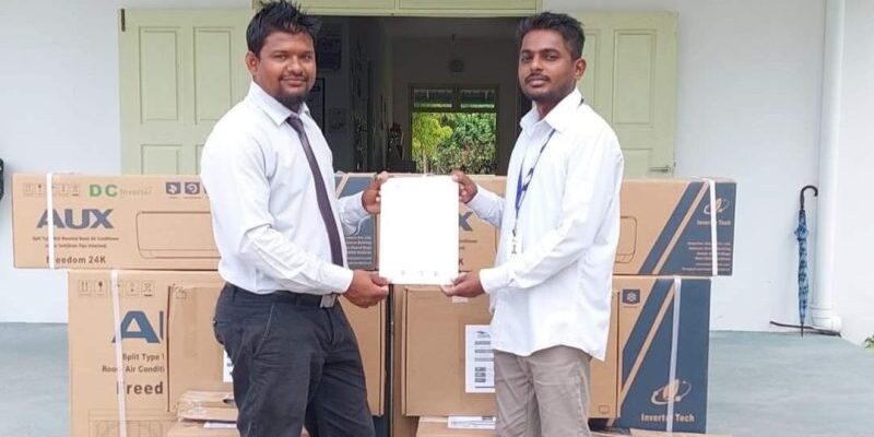 Fenaka donates a sound systems to Sh. Milandhoo School
