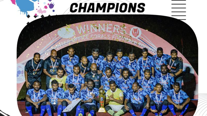 KCP has won the Faroshi Inter-Office Corals Football Tournament 2022