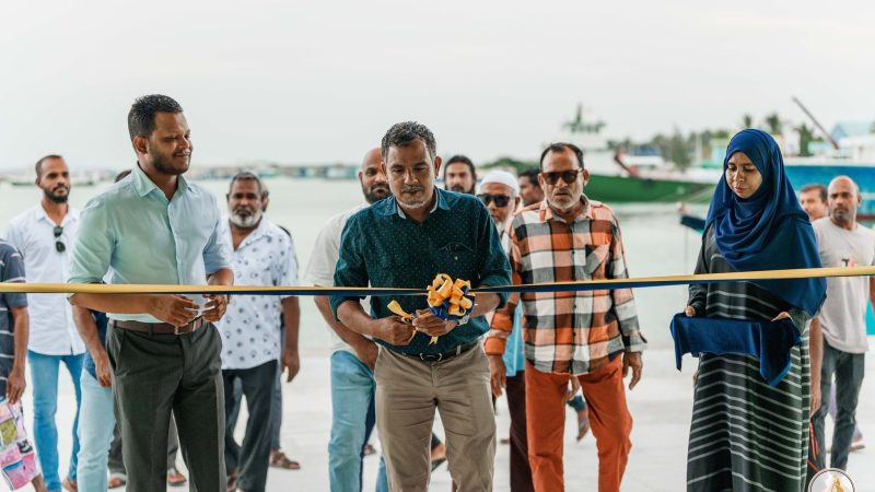 The newly developed Fish Market opened in HDh. Kulhudhuffushi City