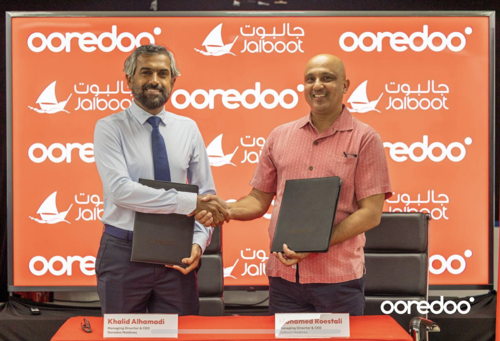 Ooredoo Maldives partnered with Jalboot Maldives to ease access to connectivity for tourists