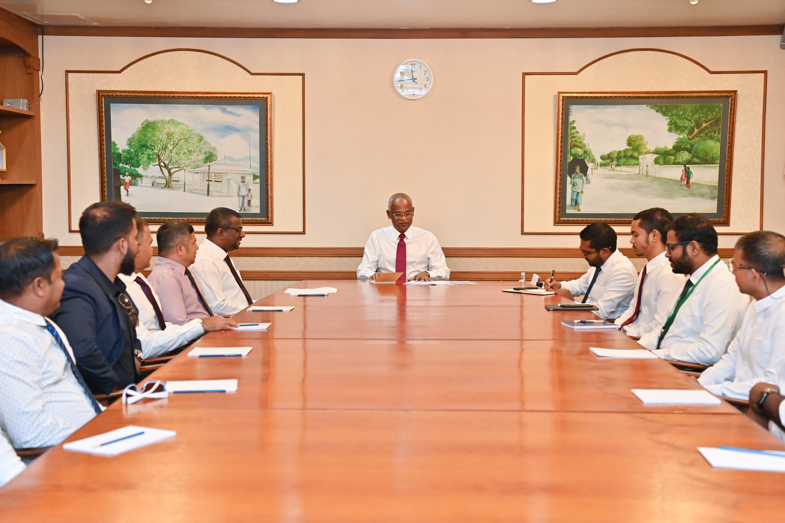 NBAM held discussions with President Ibrahim Mohamed Solih