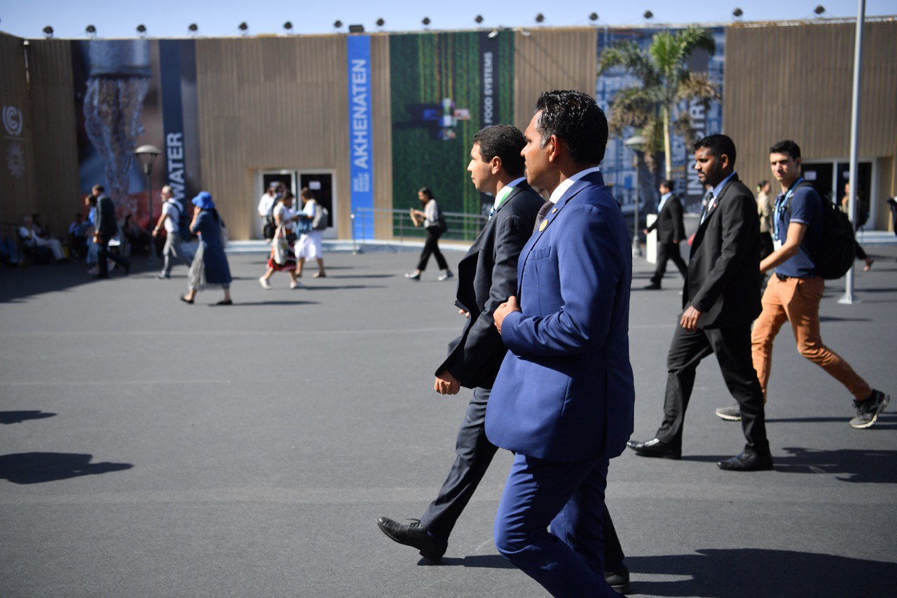 Vice President concludes his trip to Egypt to attend COP27