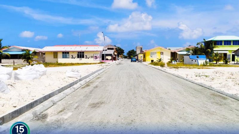 65% of R. Dhuvaafaru Road Development Project completed: MTCC