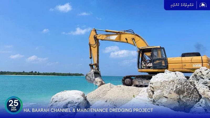 84% of Ha. Baarah Channel and Maintenance Dredging Project completed
