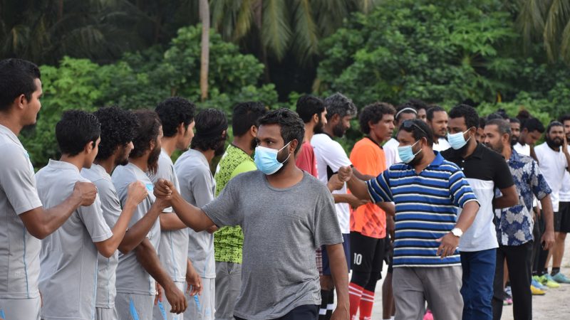 Ihavan Cup Football Tournament 2021 started in Ihavandhoo