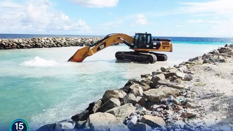 Sh. Noomaraa Harbour and Channel Dredging Project completed