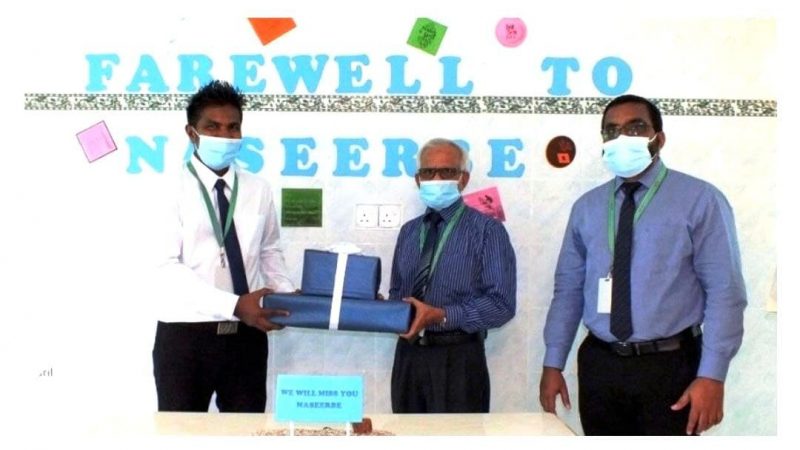 Dhidhoo Mohamed Naseer retires after 42 years of service