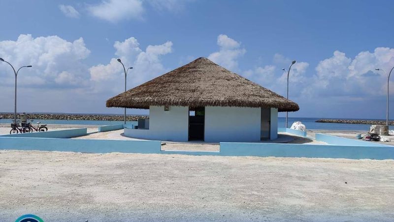 Ha. Molhadhoo Ferry Hut construction completed