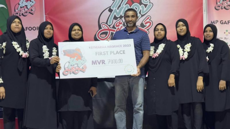 Maakun Dhaitha winner of Kethi Araa Masrace 2023 Women’s Categoty