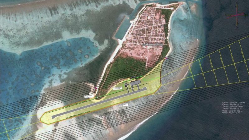 HDh. Makunudhoo Airport concept drawing shared with the Council