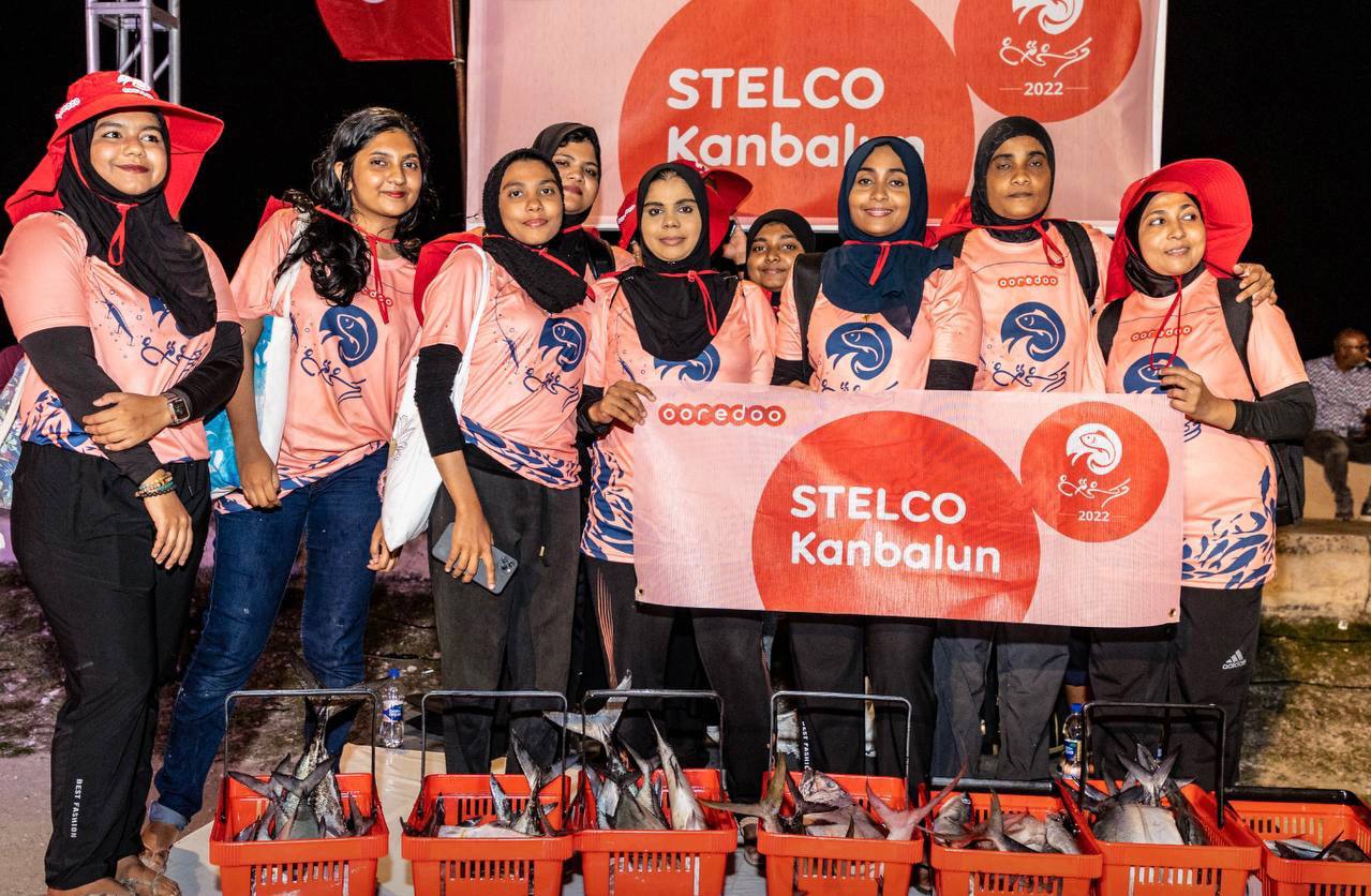 83 teams participated in the biggest fishing competition in the Maldives, Ooredoo Masrace