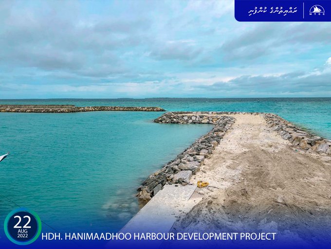 93% of Hanimaadhoo Harbour Development project completed: MTCC