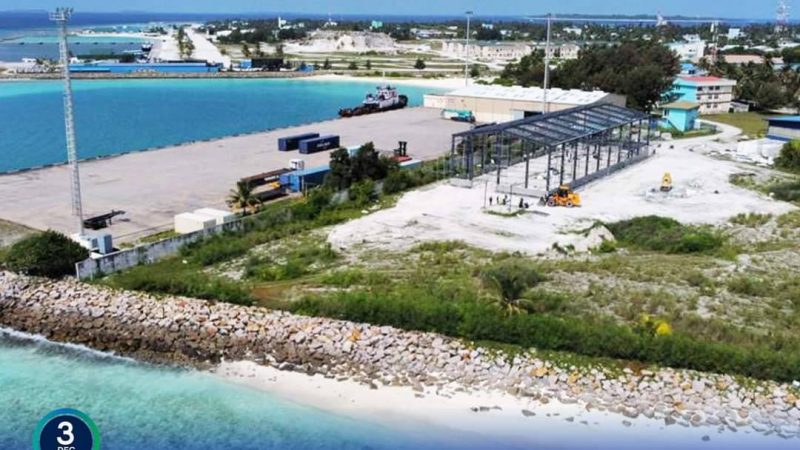 51% of HDh. Kulhudhuffushi Regional Port Development Project completed