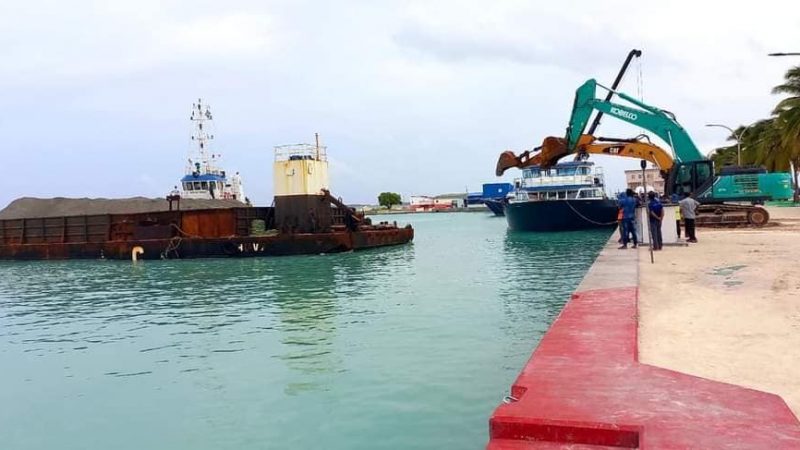 Asphalt laying works to begin at Ha. Hoarafushi in the last week of this month under Road Development Project