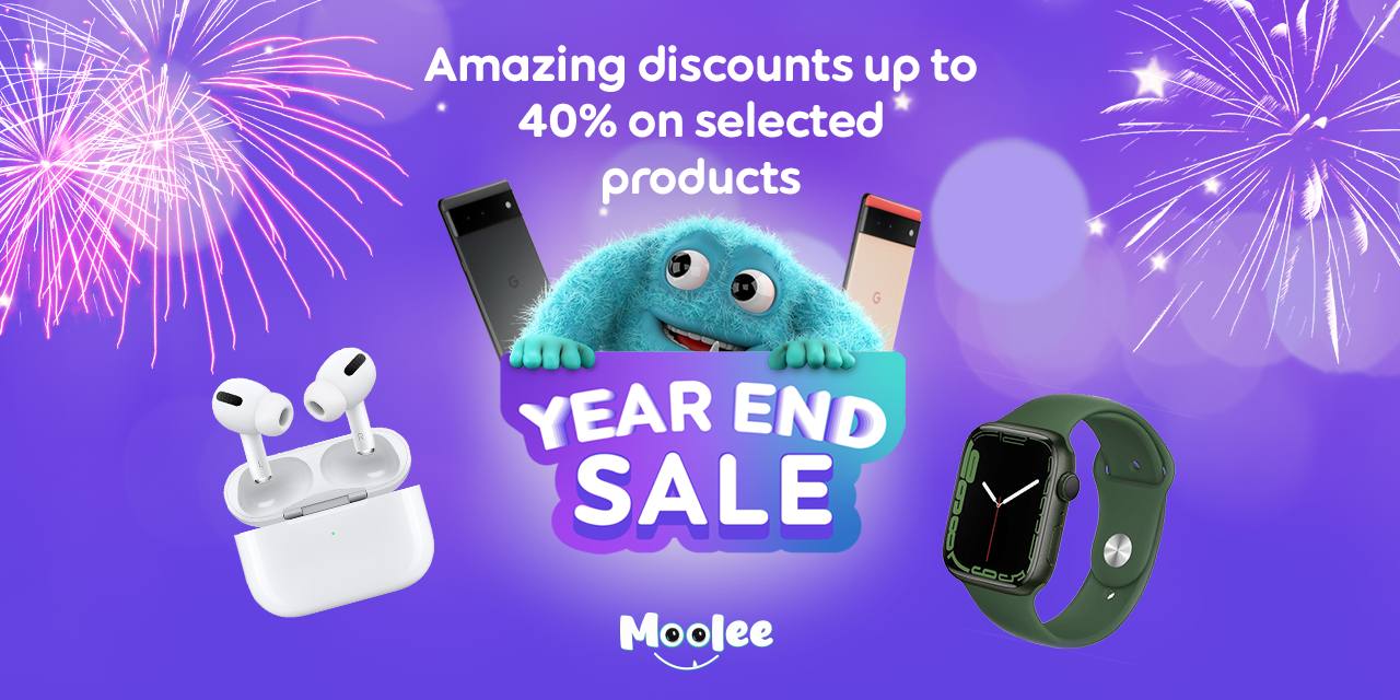 Moolee launches Year End Sale 2021 with discounts up to 40%!
