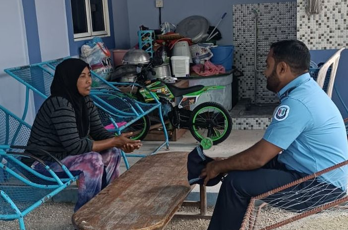 Awareness Activities Conducted in Kulhudhuffushi to Prevent Theft