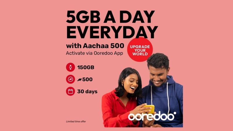 Ooredoo Maldives introduced an offer to its ‘Aachaa’ prepaid customers