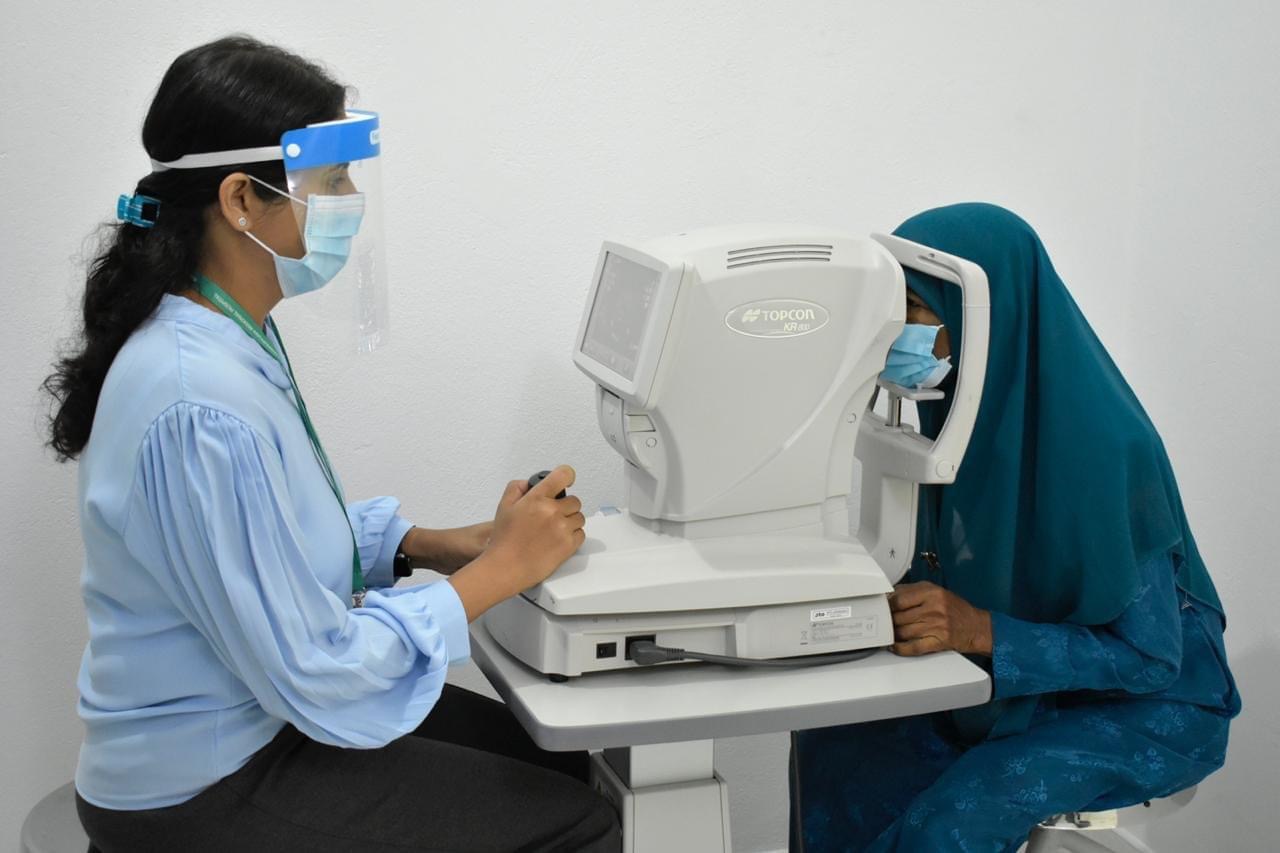 Breakthrough eye surgery in Kulhudhufushi Regional Hospital