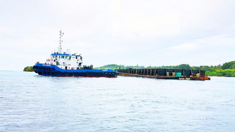 First shipment of rock boulders delivered to Sh. Bileffahi: MTCC