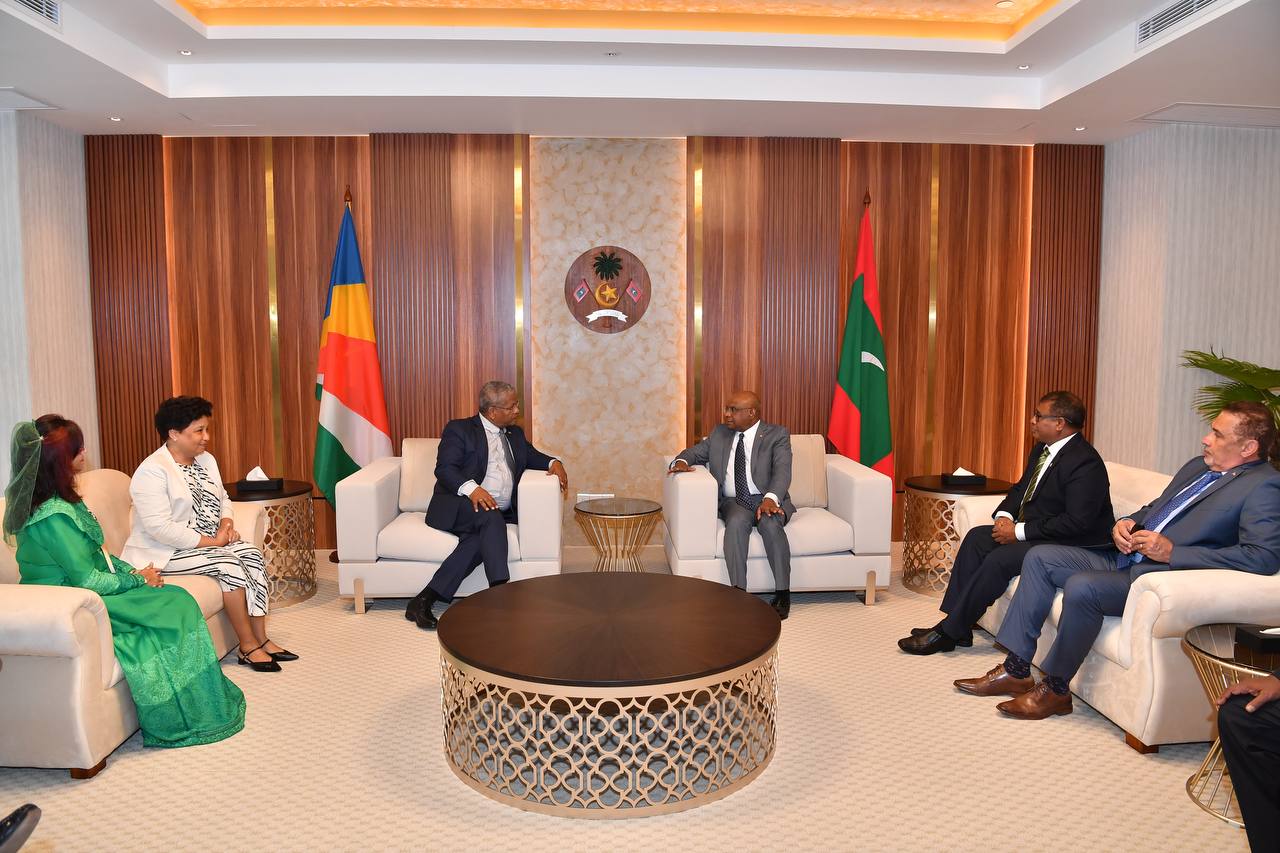 President and First Lady of Seychelles arrived to the Maldives on a state visit