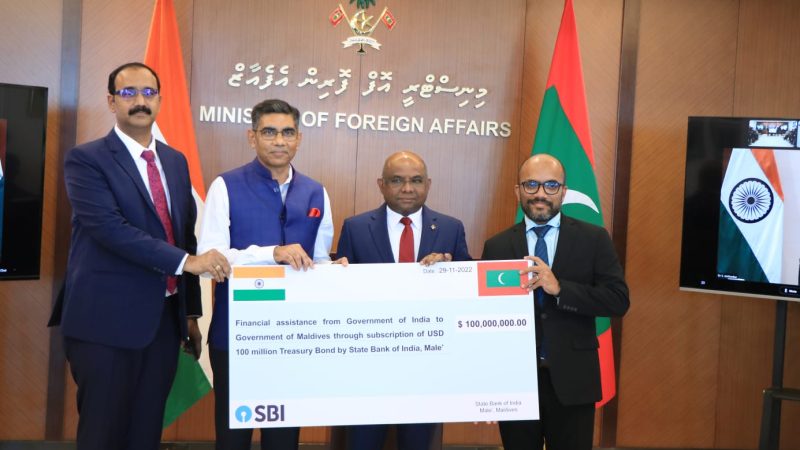 India provides USD 100 million as Budgetary Support