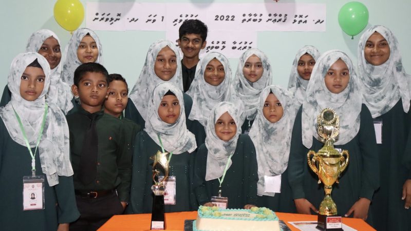 HDh. Nolhivaram won the first place of Haa Dhaalu Atoll Quran Competition 2022