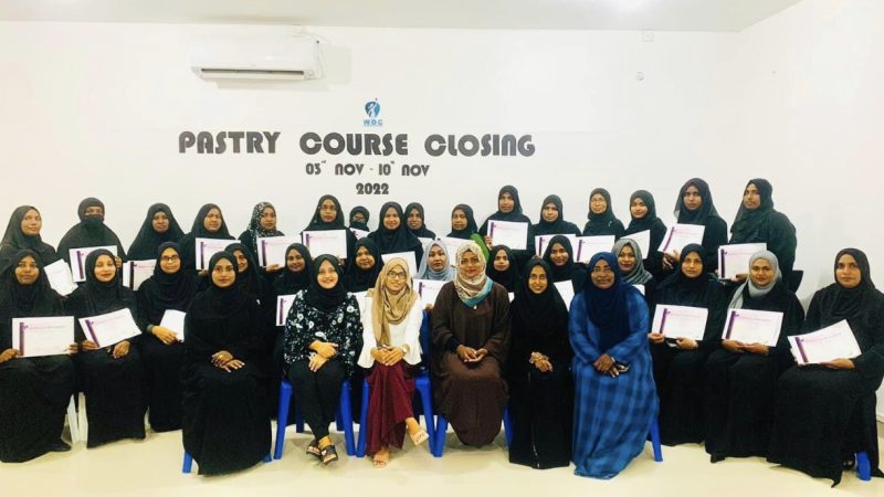 Pastry Course conducted by HDh. Nolhivaranfaru WDC concluded