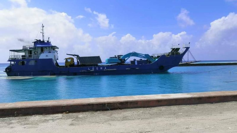 MTCC mobilized site for Buruni Coastal protection project