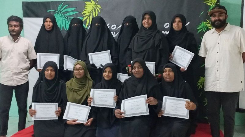 Cooking course conducted by WDC concluded in HDh. Nellaidhoo