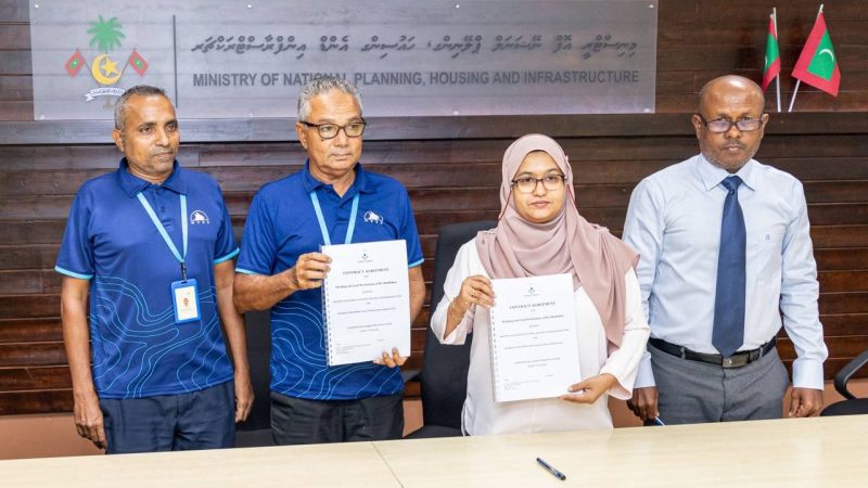 Ha. Kelaa Channel Dredging and Breakwater Upgrading Project awarded to MTCC