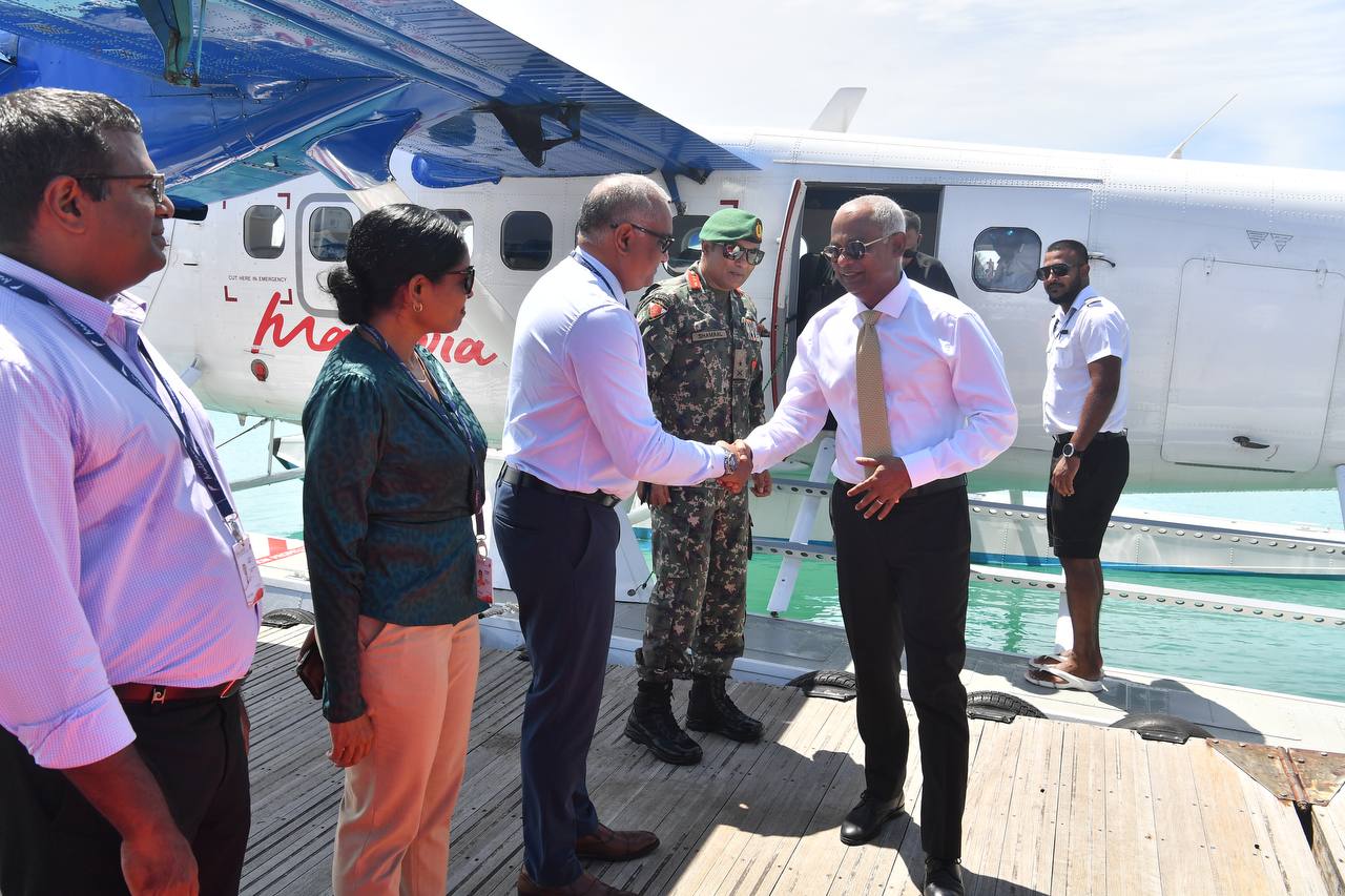 President conclude official visit to AA. Ukulhas