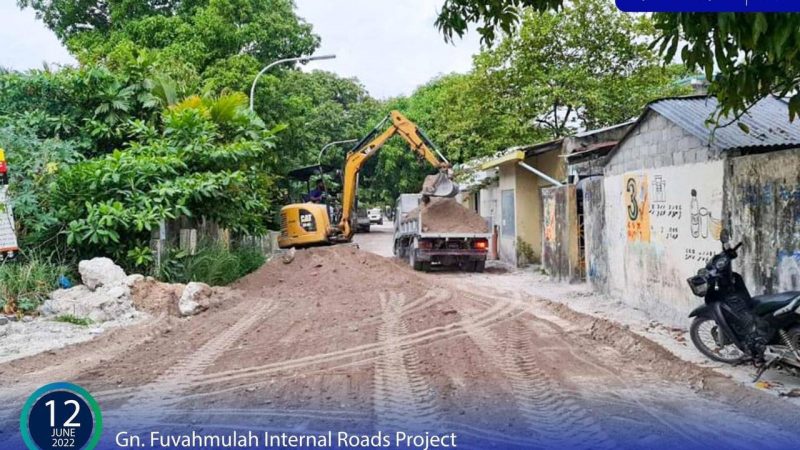 72.65% of Gn. Fuvahmulah Road Development Project completed: MTCC
