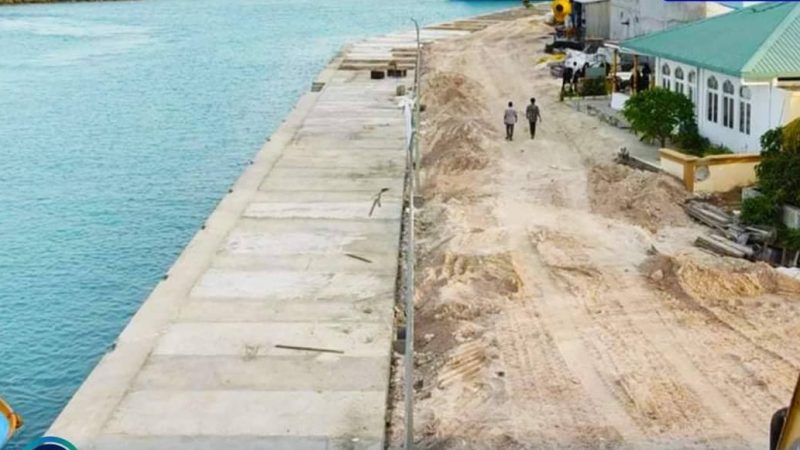 Miladhoo Harbour Development Project nears completion