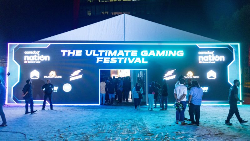 Ooredoo Nation Gamers’ Land – The Ultimate Gaming Festival ongoing at Ooredoo Maldives Headquarters