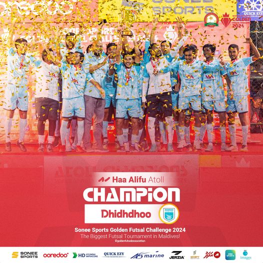 Golden Futsal Challenge 2024: Dhidhdhoo Champions of Ha. Atoll Round