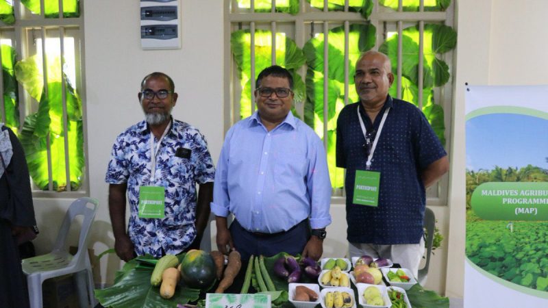 Agricultural exhibition held in Hanimaadhoo concluded