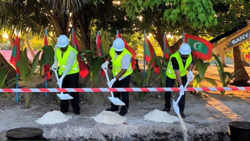 HDh. Hirimaradhoo Water and Sewerage project commenced