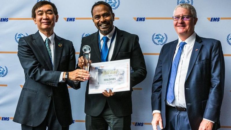Maldives Post won Gold EMS Performance Award