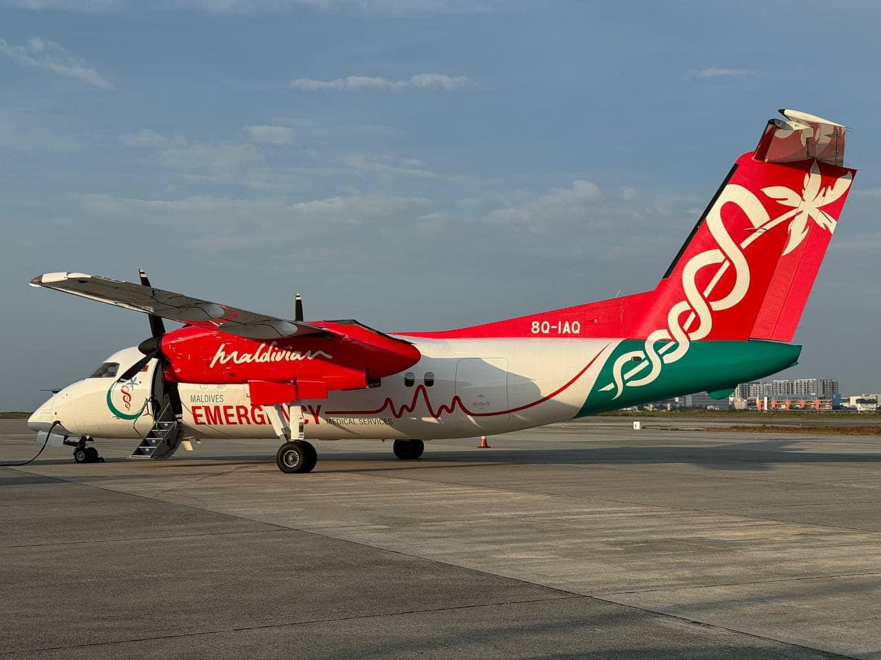 Air Ambulance’s first flight to Kulhudhuffushi City